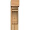 Ekena Millwork Olympic Block Rough Sawn Bracket w/ Offset Brace, Western Red Cedar, 8"W x 22"D x 30"H BKT0806X22X30OLY05RWR - alternate 2